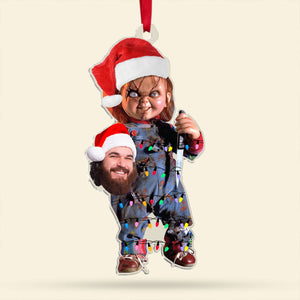 Funny Custom Photo Gifts For Horror Movie Fans Christmas Ornament 05toti050924-Homacus