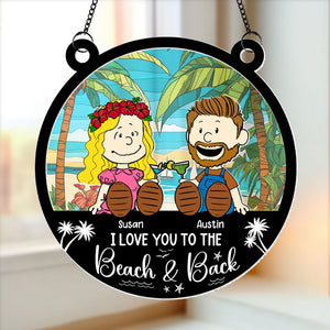 Personalized Gifts For Couple Suncatcher Ornament 04toti080125pa-Homacus