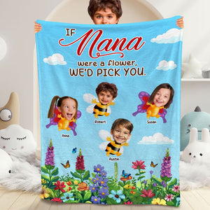 Custom Photo Gifts For Grandma Blanket 04toti301224-Homacus