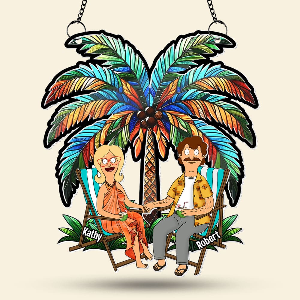 Personalized Gifts For Couple Suncatcher Ornament 01xqti100225pa-Homacus