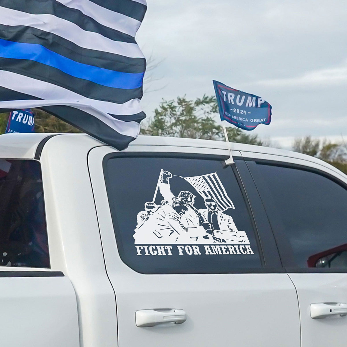 Political Car Decal, Republican Car Decal 02huti180724-Homacus