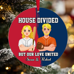 Personalized Christmas Gifts For Couple Ornament Baseball Couple 03HUTI141024HG-Homacus