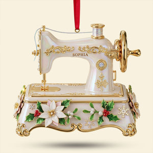 Sewing Machine Ornament - Personalized Gifts For Sewing Lovers 04pgti091025-Homacus