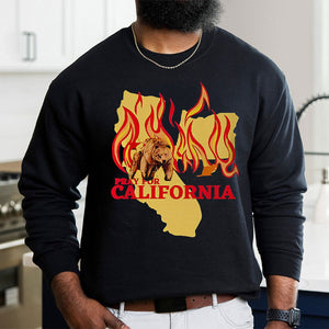 Pray For California Los Angeles Fire Strong Shirt Northern California Wildfire Shirt-Homacus