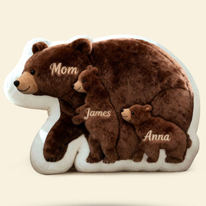 Caring Bear Mom Custom Shape Pillow - Personalized Gifts For Mom 02qhti270226-Homacus