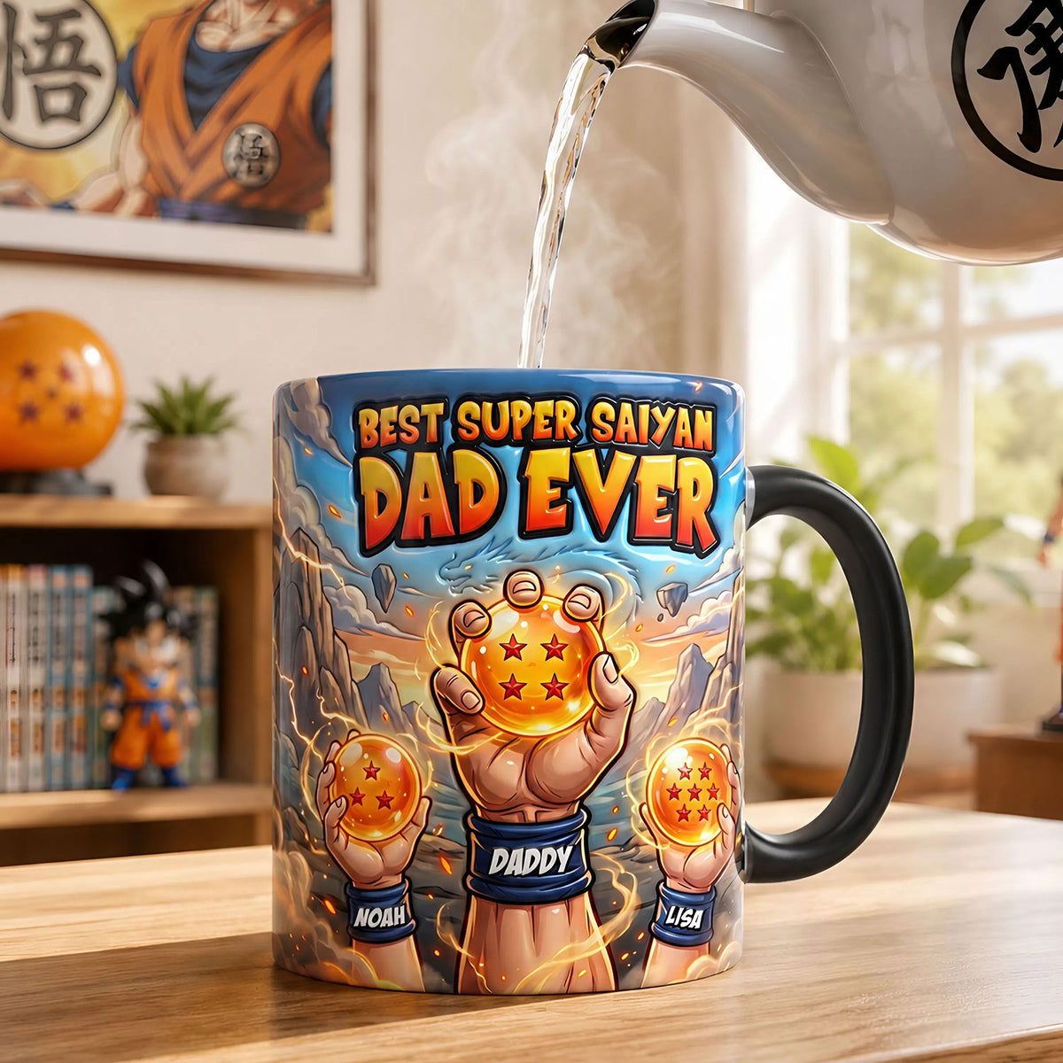 The Ultimate Battle Dad Magic Coffee Mug - Personalized Gifts For Dads 04NATI070526-Homacus