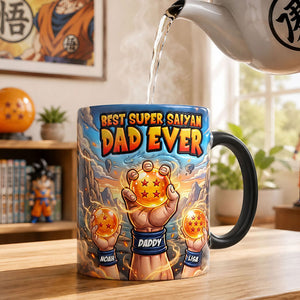 The Ultimate Battle Dad Magic Coffee Mug - Personalized Gifts For Dads 04NATI070526-Homacus