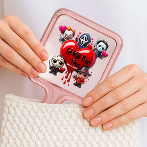 Horror Handheld Mirror - Personalized Gifts For Couple 05nati161225-Homacus