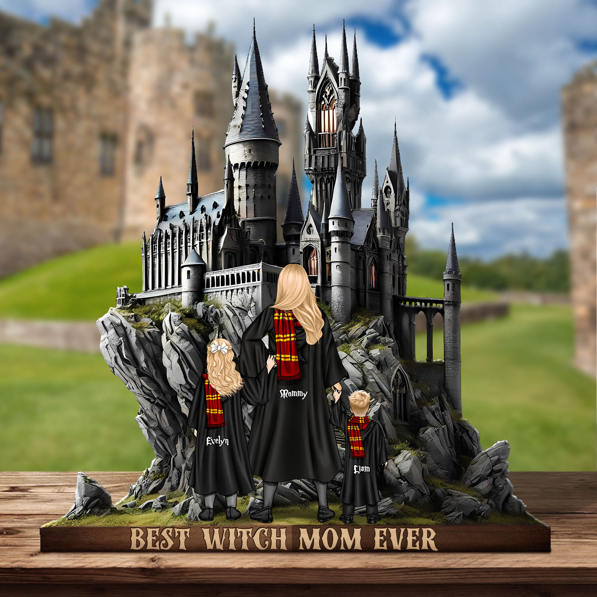 Christmas Magic Mom Plaque – Personalized Gifts For Most Enchanting Mom 02XQTI310325TM-Homacus