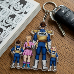 Hero Dad Power Keychain – Personalized Gifts For Dad 041QHHU020525HH-Homacus