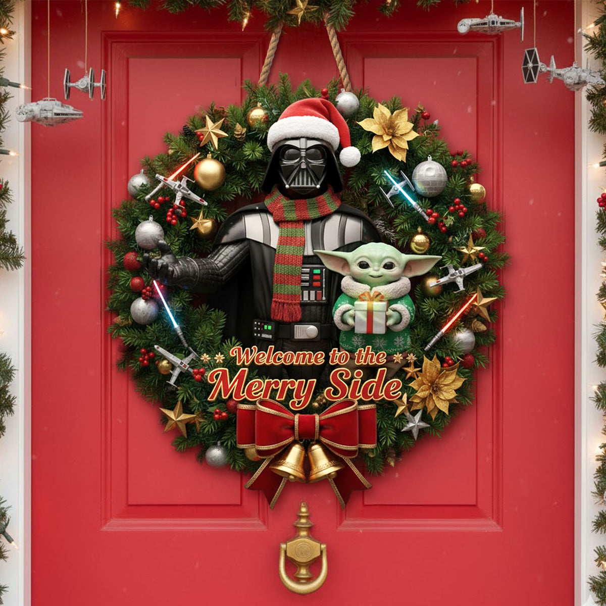 Welcome Christmas Wood Sign - Personalized Gifts For Family Christmas Wood Sign 07HYTI201125-Homacus