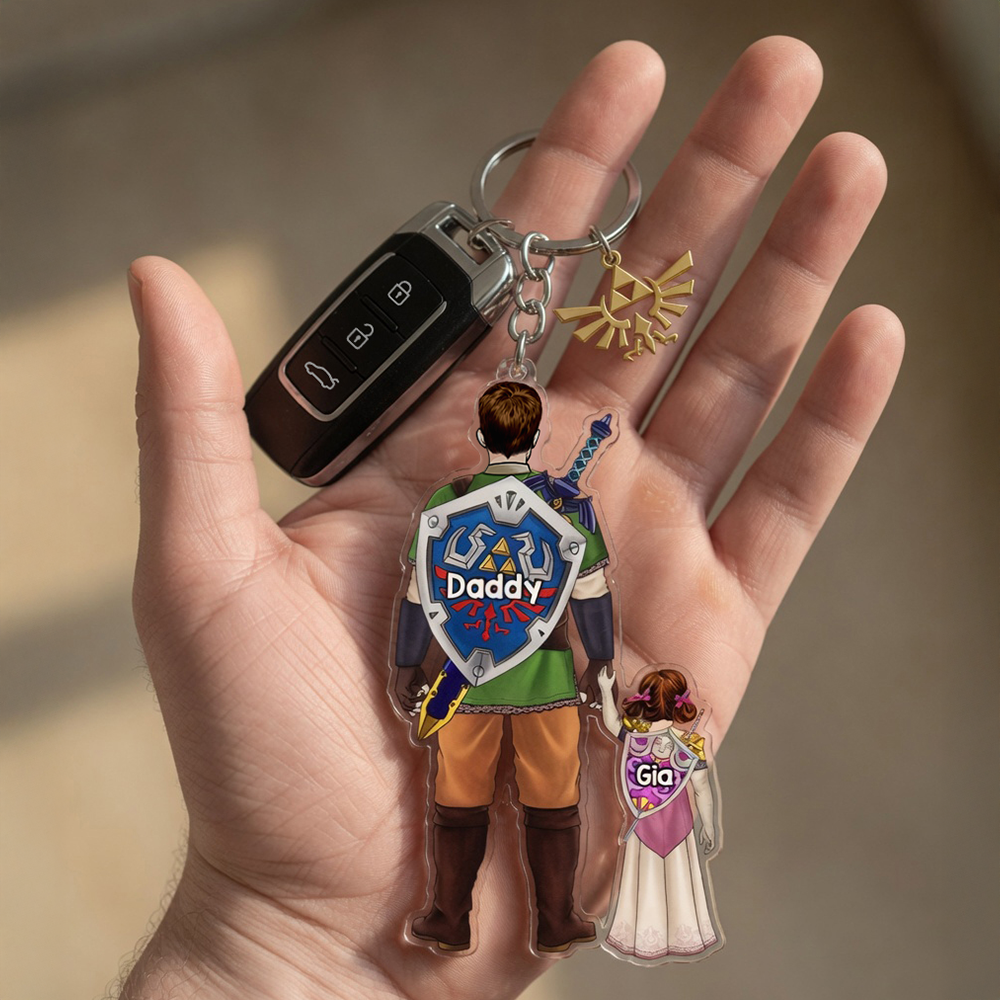 Epic Adventure Dad Keychain - Personalized Gifts For Dad 03qhhu080526-Homacus