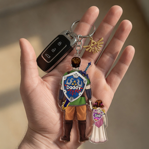 Epic Adventure Dad Keychain - Personalized Gifts For Dad 03qhhu080526-Homacus