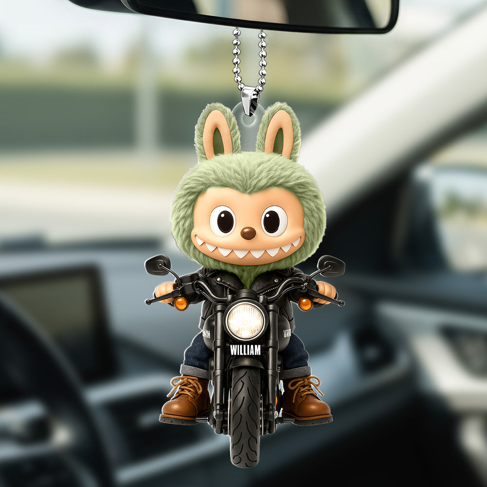 Cute Doll Car Ornament - Personalized Gifts For Motorcycle Lovers 02nati140725-Homacus