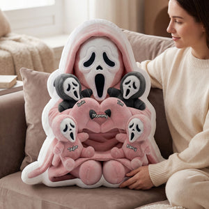 Funny Mom With Kids Pillow - Personalized Mother's Day Gifts 05nati260326-Homacus