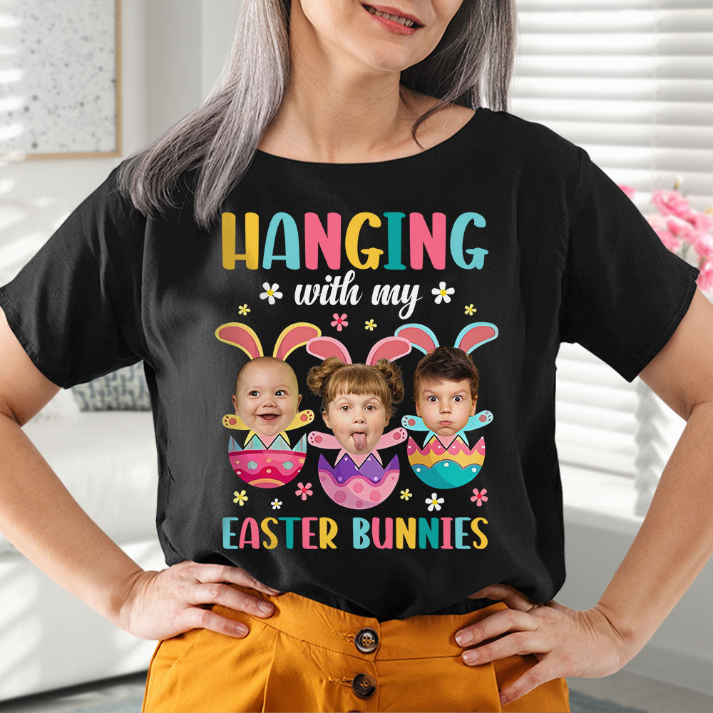 Custom Photo Gifts For Grandma Shirt Easter's Day Bunny 02xqti200125-Homacus