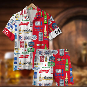 Personalized Gifts For Beer Lovers 02TODC090724 Beer Brands Hawaiian Set-Homacus