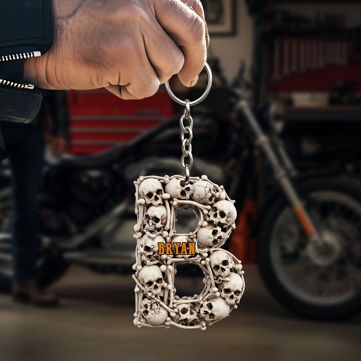 Skull Keychain - Personalized Gifts For Skull Lovers 02huti240725-Homacus