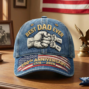 250th Anniversary Military Cap - Personalized Gift For Veteran Classic Cap 04NATI250226-Homacus