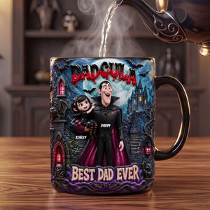 Cool Dracula Dad Magic Mug, Personalized Gifts For Dad 03qhti060526-Homacus
