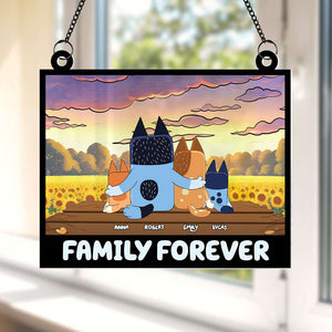 Personalized Gifts For Family Suncatcher Ornament 05NATI010724-Homacus