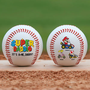 Personalized Gifts For Dad Baseball Super Dad-Homacus