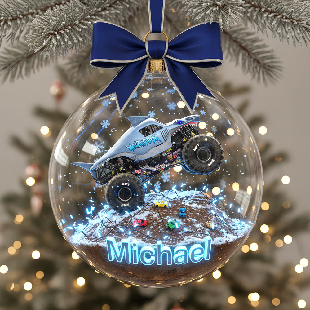 Truck Ornament - Personalized Gift For Christmas Ornament 01HYTI011125-Homacus