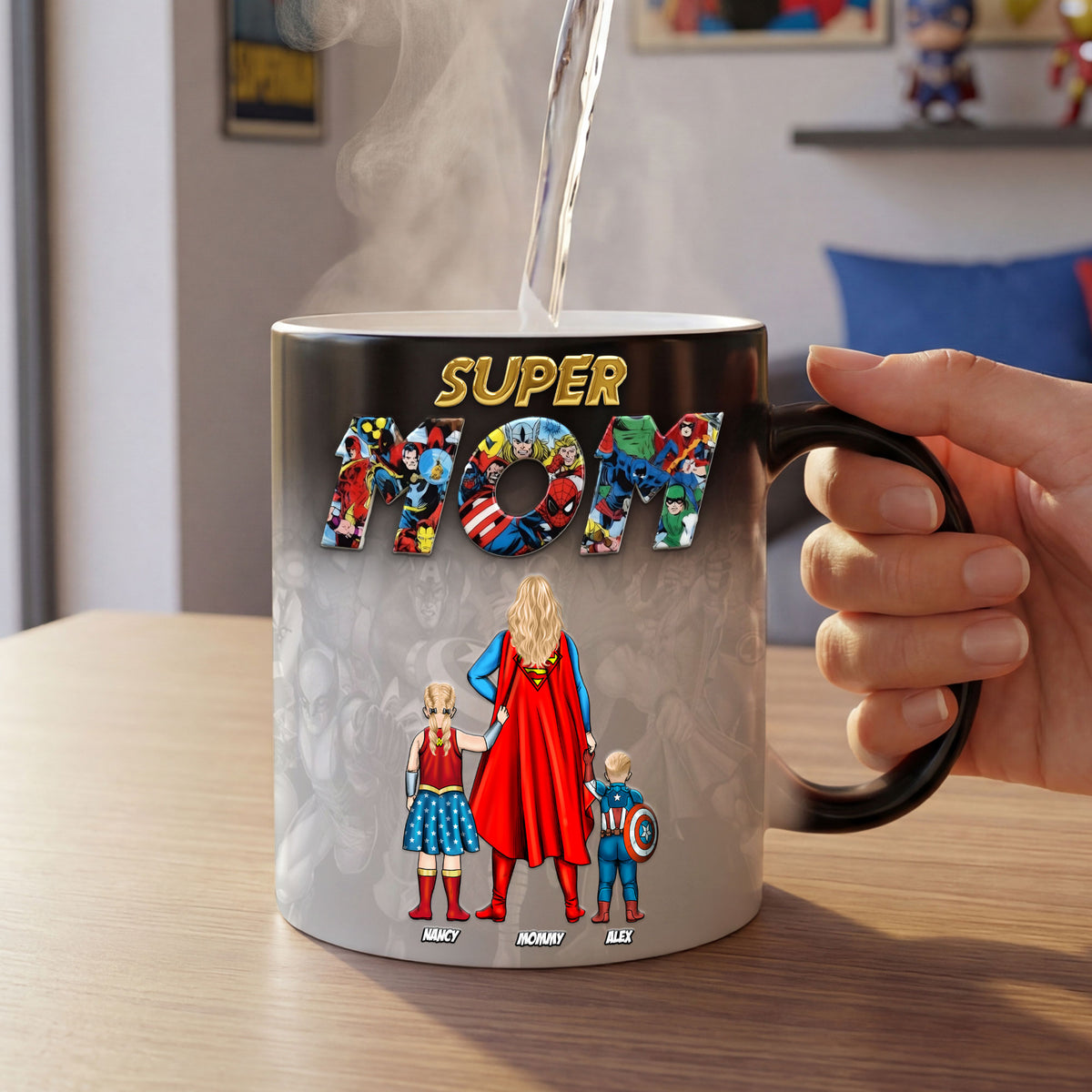 Fearless Guardian Mom Magic Mug - Personalized Gifts For Mothers 06ohti070426-Homacus