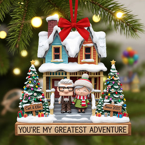 Old Couple Ornament - Personalized Gifts For Couple 06toti190825-Homacus