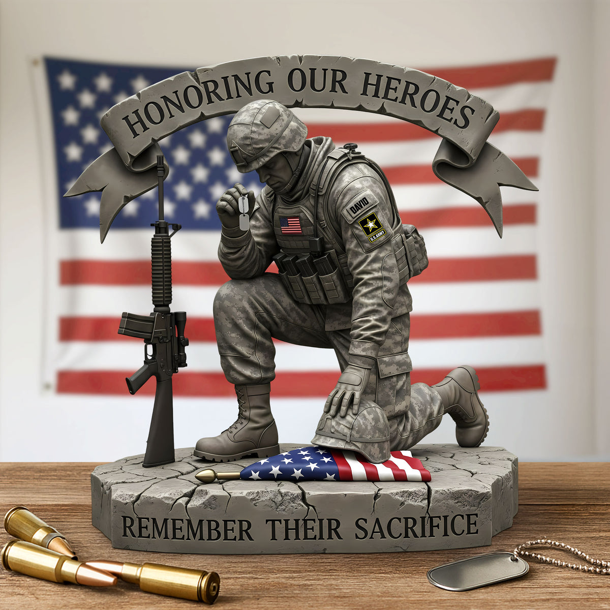 Veteran Plaque - Personalized Gifts For Veteran 04nati030725-Homacus