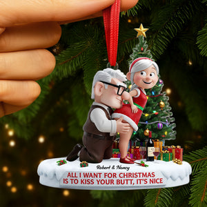 Old Naughty Couple Ornament - Personalized Gifts For Couple 03ohti100925-Homacus