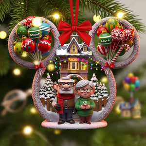 Cartoon Couple Ornament - Custom Photo Gifts For Couple 03tgti190825-Homacus