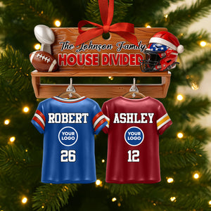 House Divided Family Ornament - Personalized Gifts For Family 01huti170925-Homacus