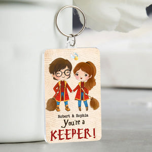 Personalized Gifts For Couple Keychain 02HUTI260724-Homacus