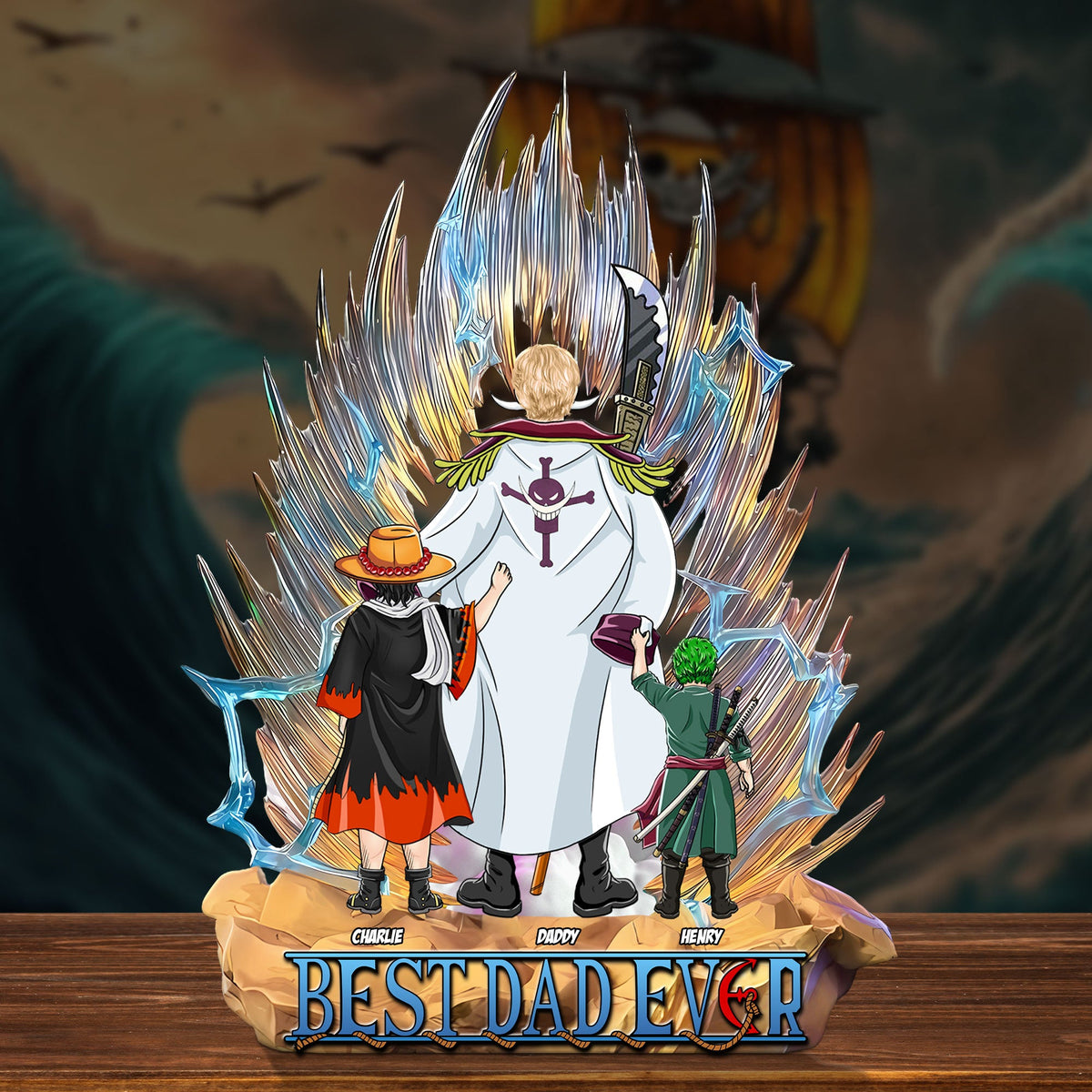 Dad Plaque - Personalized Gifts For Dad 04ohti050525pa-Homacus