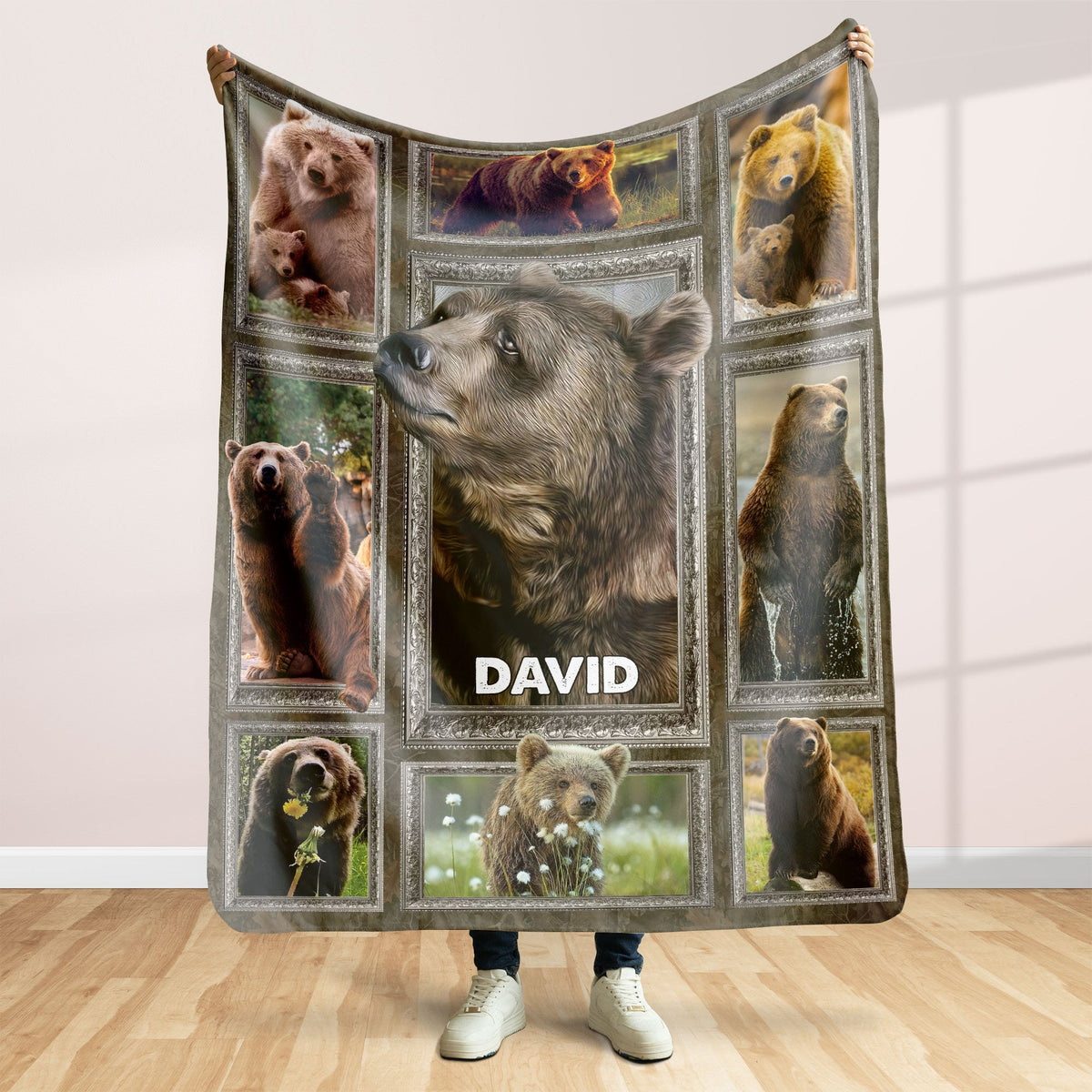 Personalized Gifts For Bear Lover Blanket 011qhti030125-Homacus