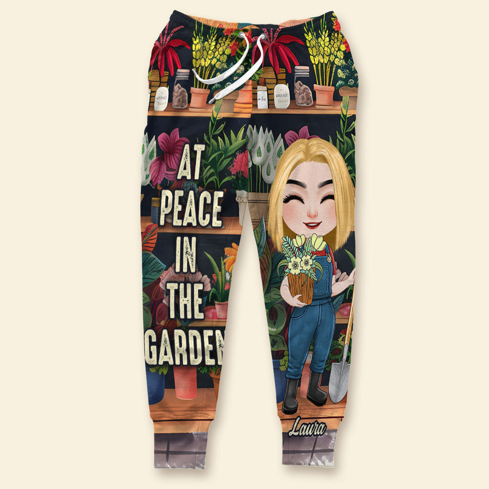 Personalized Gifts For Gardening Lover Sweatpants, At Peace In The Garden 03tgti021224hh-Homacus