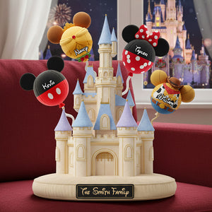 Balloon Castle Family Custom Pillow - Personalized Gifts For Family Pillow 04OHTI141125-Homacus