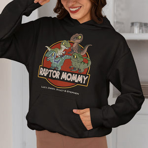 Personalized Gifts For Mom Shirt Raptor Mommy 01HULI050523-Homacus