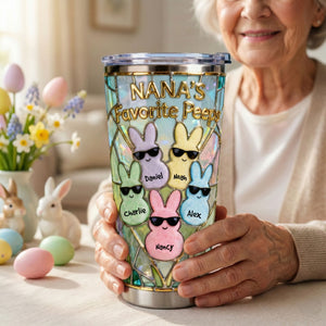 Easter Bunny 20oz Tumbler - Personalized Gifts For Grandma, Mom Tumbler 02QHTI300126-Homacus