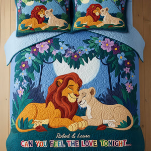 Romantic Couple Quilt Bed Set, Personalized Gifts For Couple 01qhti220725-Homacus