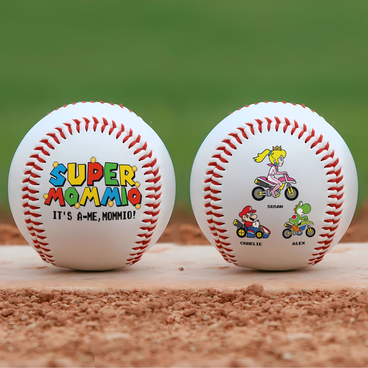 Personalized Gifts For Mom Baseball Super Mom-Homacus