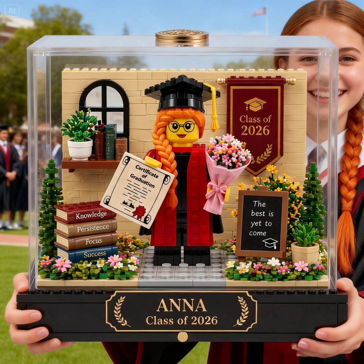 Celebrate Graduation Acrylic Plaque - Personalized Gifts For Graduates 01tyti220426-Homacus