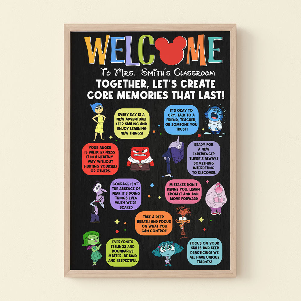 Personalized Gifts For Teacher Poster Welcome To Classroom 03XQTI070824-Homacus