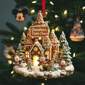 Grandma's Cookie Crew Ornament - Personalized Gifts For Grandma 02tgti160925-Homacus