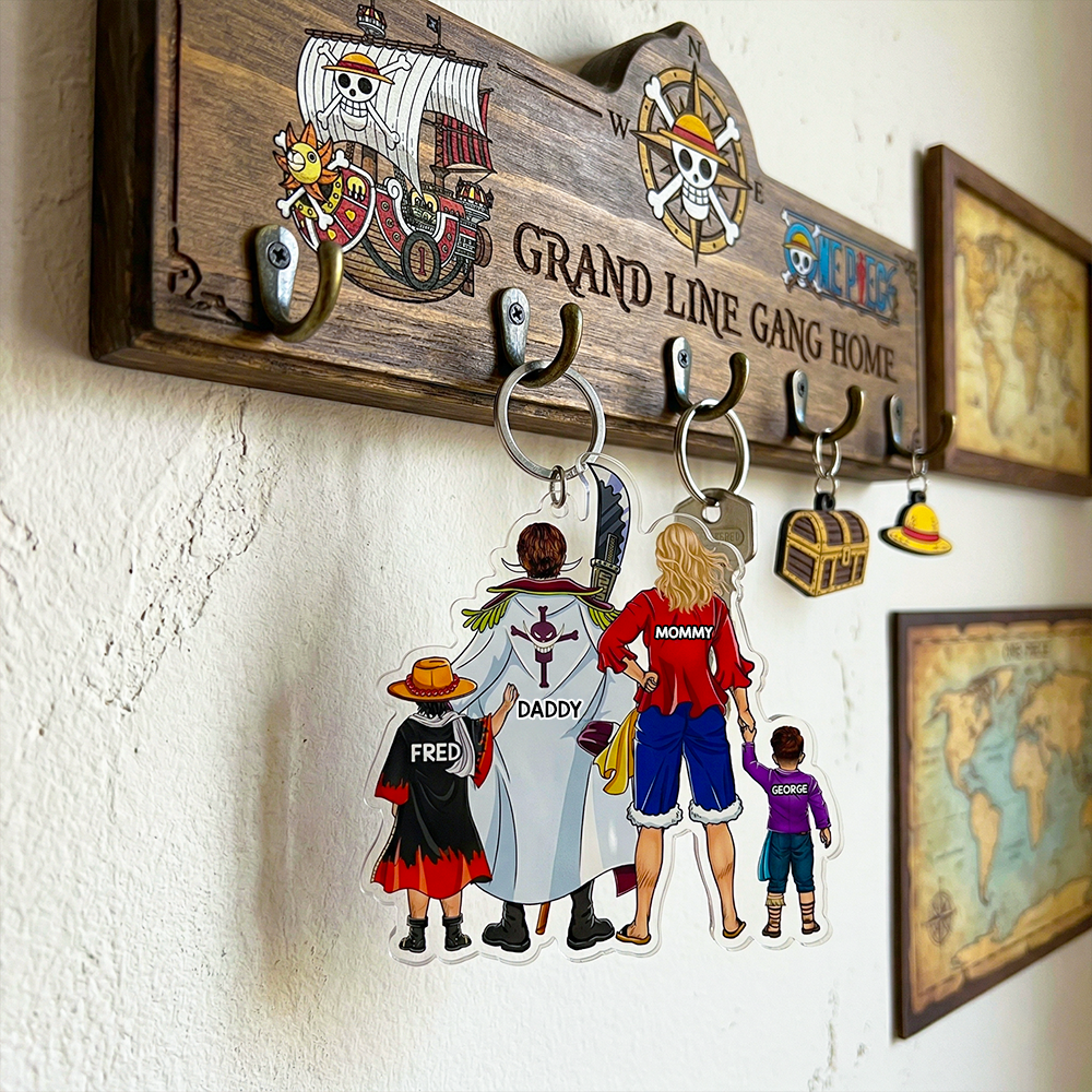 Ocean Crew Family Keychain - Personalized Gift For Family 011qhhu240225pa-Homacus