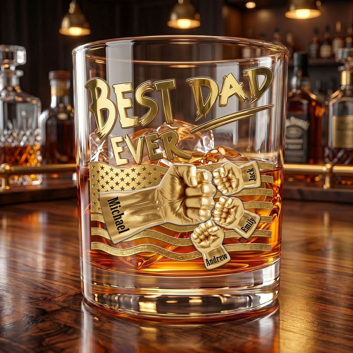 Power Fist Drinking Glass - Personalized Gifts For Dads 051ohti220526-Homacus