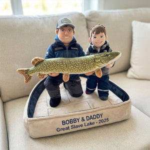 Fishing Memories Pillow - Personalized Custom Photo Gifts For Fishing Lovers 04QHTI111225-Homacus