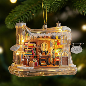 Sewing Machine Cozy House Plaque, Personalized Gifts For Sewing Lovers 02qhti040925-Homacus