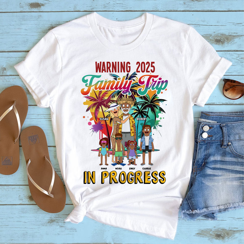Personalized Gifts For Family Shirt Family Trip In Progress 04xqti060225hg-Homacus